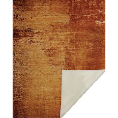 Premium Machine Washable ASB554 Paprika 50" x 70" Sherpa Throw Blanket