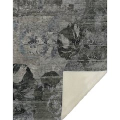 Premium Machine Washable ASB555 Gray 50" x 70" Sherpa Throw Blanket
