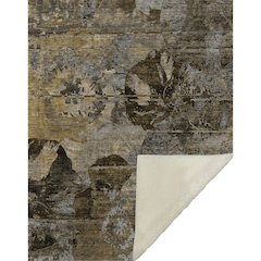 Premium Machine Washable ASB555 Mocha 50" x 70" Sherpa Throw Blanket