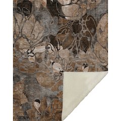 Premium Machine Washable ASB558 Paprika 50" x 70" Sherpa Throw Blanket