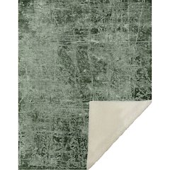 Premium Machine Washable ASB559 Emerald 50" x 70" Sherpa Throw Blanket