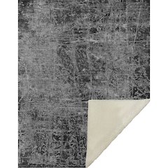 Premium Machine Washable ASB559 Gray 50" x 70" Sherpa Throw Blanket