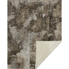 Premium Machine Washable ASB560 Taupe 50" x 70" Sherpa Throw Blanket