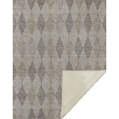 Premium Machine Washable ASB561 Beige 50" x 70" Sherpa Throw Blanket