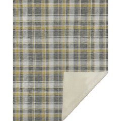 Premium Machine Washable ASB563 Gray 50" x 70" Sherpa Throw Blanket