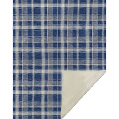 Premium Machine Washable ASB563 Navy 50" x 70" Sherpa Throw Blanket