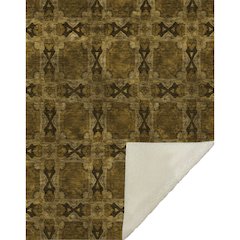 Premium Machine Washable ASB564 Chocolate 50" x 70" Sherpa Throw Blanket
