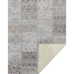 Premium Machine Washable ASB566 Taupe 50" x 70" Sherpa Throw Blanket