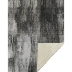 Premium Machine Washable ASB567 Gray 50" x 70" Sherpa Throw Blanket