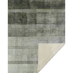 Premium Machine Washable ASB568 Olive 50" x 70" Sherpa Throw Blanket