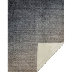 Premium Machine Washable ASB569 Gray 50" x 70" Sherpa Throw Blanket