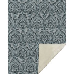 Premium Machine Washable ASB572 Teal 50" x 70" Sherpa Throw Blanket