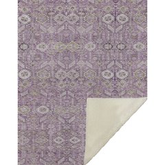 Premium Machine Washable ASB574 Lavender 50" x 70" Sherpa Throw Blanket