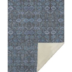 Premium Machine Washable ASB574 Teal 50" x 70" Sherpa Throw Blanket