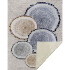 Premium Machine Washable ASB575 Beige 50" x 70" Sherpa Throw Blanket