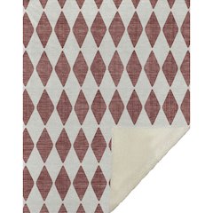 Premium Machine Washable ASB578 Burgundy 50" x 70" Sherpa Throw Blanket