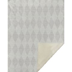 Premium Machine Washable ASB578 Ivory 50" x 70" Sherpa Throw Blanket