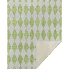 Premium Machine Washable ASB578 Lime 50" x 70" Sherpa Throw Blanket