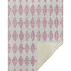 Premium Machine Washable ASB578 Pink 50" x 70" Sherpa Throw Blanket