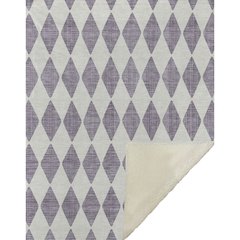 Premium Machine Washable ASB578 Purple 50" x 70" Sherpa Throw Blanket
