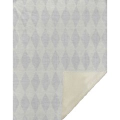 Premium Machine Washable ASB578 Silver 50" x 70" Sherpa Throw Blanket