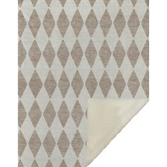 Premium Machine Washable ASB578 Taupe 50" x 70" Sherpa Throw Blanket