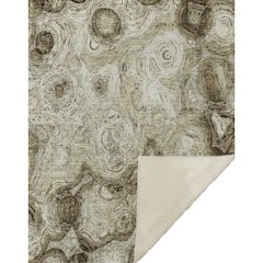 Premium Machine Washable ASB579 Beige 50" x 70" Sherpa Throw Blanket