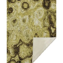 Premium Machine Washable ASB579 Gold 50" x 70" Sherpa Throw Blanket