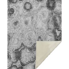 Premium Machine Washable ASB579 Gray 50" x 70" Sherpa Throw Blanket