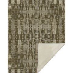 Premium Machine Washable ASB580 Chocolate 50" x 70" Sherpa Throw Blanket