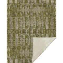Premium Machine Washable ASB580 Olive 50" x 70" Sherpa Throw Blanket