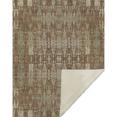 Premium Machine Washable ASB580 Paprika 50" x 70" Sherpa Throw Blanket