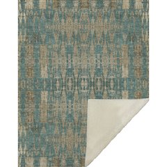 Premium Machine Washable ASB580 Teal 50" x 70" Sherpa Throw Blanket