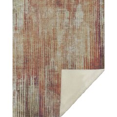 Premium Machine Washable ASB582 Paprika 50" x 70" Sherpa Throw Blanket
