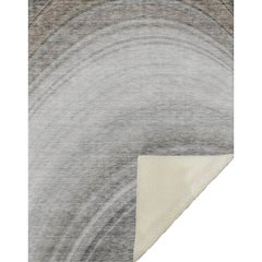 Premium Machine Washable ASB584 Gray 50" x 70" Sherpa Throw Blanket