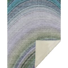Premium Machine Washable ASB584 Teal 50" x 70" Sherpa Throw Blanket