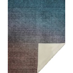 Premium Machine Washable ASB587 Teal 50" x 70" Sherpa Throw Blanket