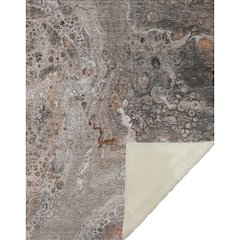 Premium Machine Washable ASB588 Terracotta 50" x 70" Sherpa Throw Blanket