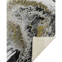 Premium Machine Washable ASB58 Midnight 50" x 70" Sherpa Throw Blanket