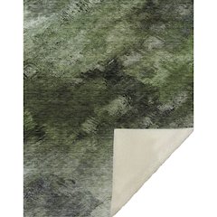 Premium Machine Washable ASB590 Green 50" x 70" Sherpa Throw Blanket
