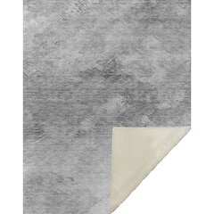 Premium Machine Washable ASB590 Silver 50" x 70" Sherpa Throw Blanket
