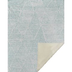 Premium Machine Washable ASB591 Aqua 50" x 70" Sherpa Throw Blanket