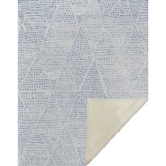Premium Machine Washable ASB591 Denim 50" x 70" Sherpa Throw Blanket