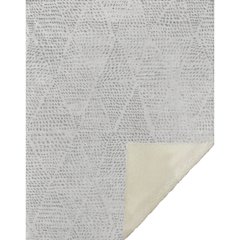 Premium Machine Washable ASB591 Silver 50" x 70" Sherpa Throw Blanket