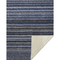 Premium Machine Washable ASB598 Blue 50" x 70" Sherpa Throw Blanket