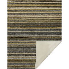 Premium Machine Washable ASB598 Gold 50" x 70" Sherpa Throw Blanket