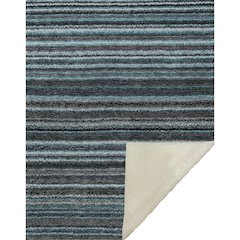Premium Machine Washable ASB598 Teal 50" x 70" Sherpa Throw Blanket