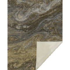 Premium Machine Washable ASB599 Brown 50" x 70" Sherpa Throw Blanket