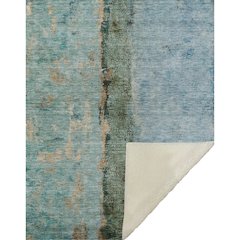 Premium Machine Washable ASB605 Blue 50" x 70" Sherpa Throw Blanket