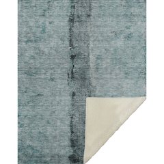 Premium Machine Washable ASB605 Teal 50" x 70" Sherpa Throw Blanket